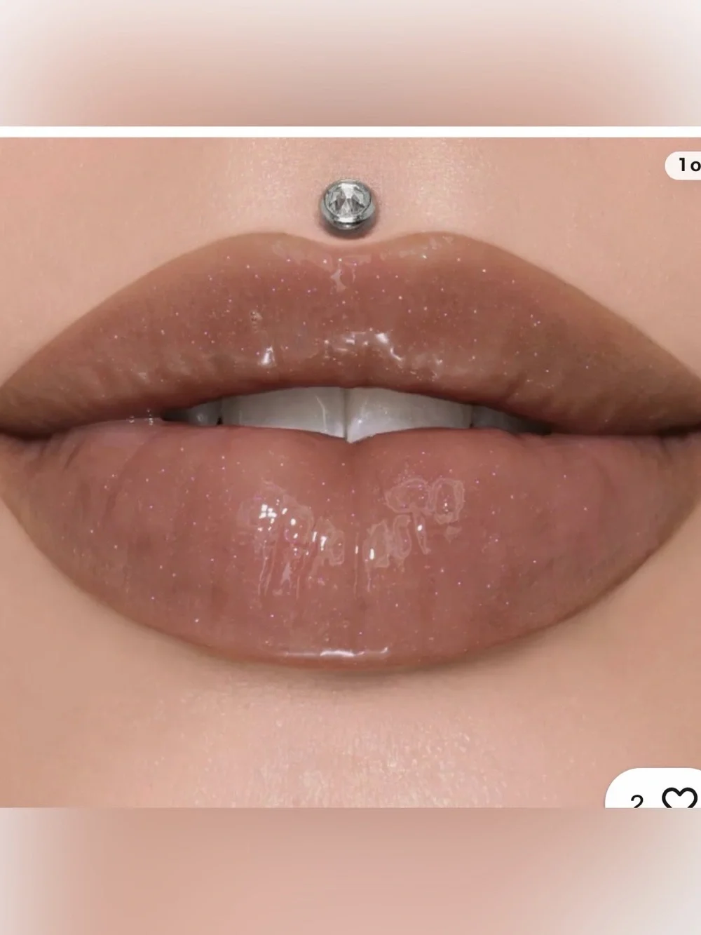 Jeffree Star TABLE TOP  Nude Brown Shimmer Lip Gloss